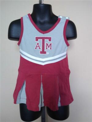 New Texas A&M Aggies Infants Size 12M or Kids Small 4/5 Red Dress | eBay