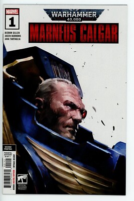 WARHAMMER 40,000: MARNEUS CALGAR #1 NEAR MINT 2021 2nd PRINT MARVEL COMICS b-80