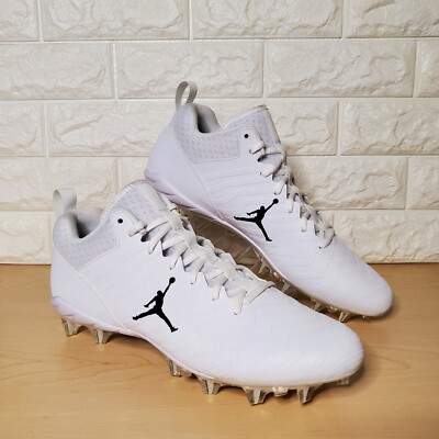 Air Jordan Alpha Menace Pro Low Football Cleats White