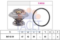 Facet Thermostat FüR Mercedes E-KLASSE (W124,W210,S124,S210)