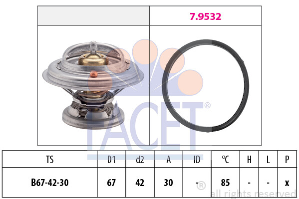 Facet Thermostat FüR Mercedes E-KLASSE (W124,W210,S124,S210)-image