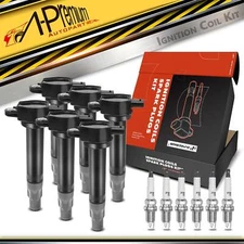 6x Ignition Coil & IRIDIUM Spark Plug Kits for Chrysler Sebring Dodge Avenger VW