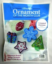 HERRSCHNER S Ornament Kit Whimsical Christmas Ornament of the Month Club Set 5