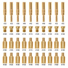 40PCS Carburetor Main Jet Kit Set Slow/Pilot Jet for PWK KEIHIN OKO CVK