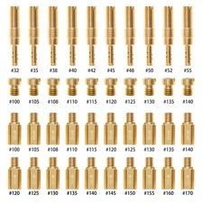40PCS Carburetor Main Jet Kit Set Slow/Pilot Jet for PWK KEIHIN OKO CVK