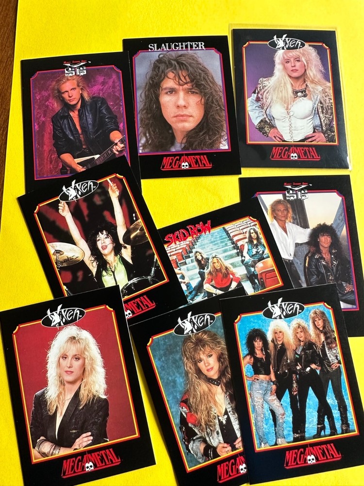 1991 Impel MEGA METAL Rock Trading Card UPickem Bon Jovi King Diamond 40 cents