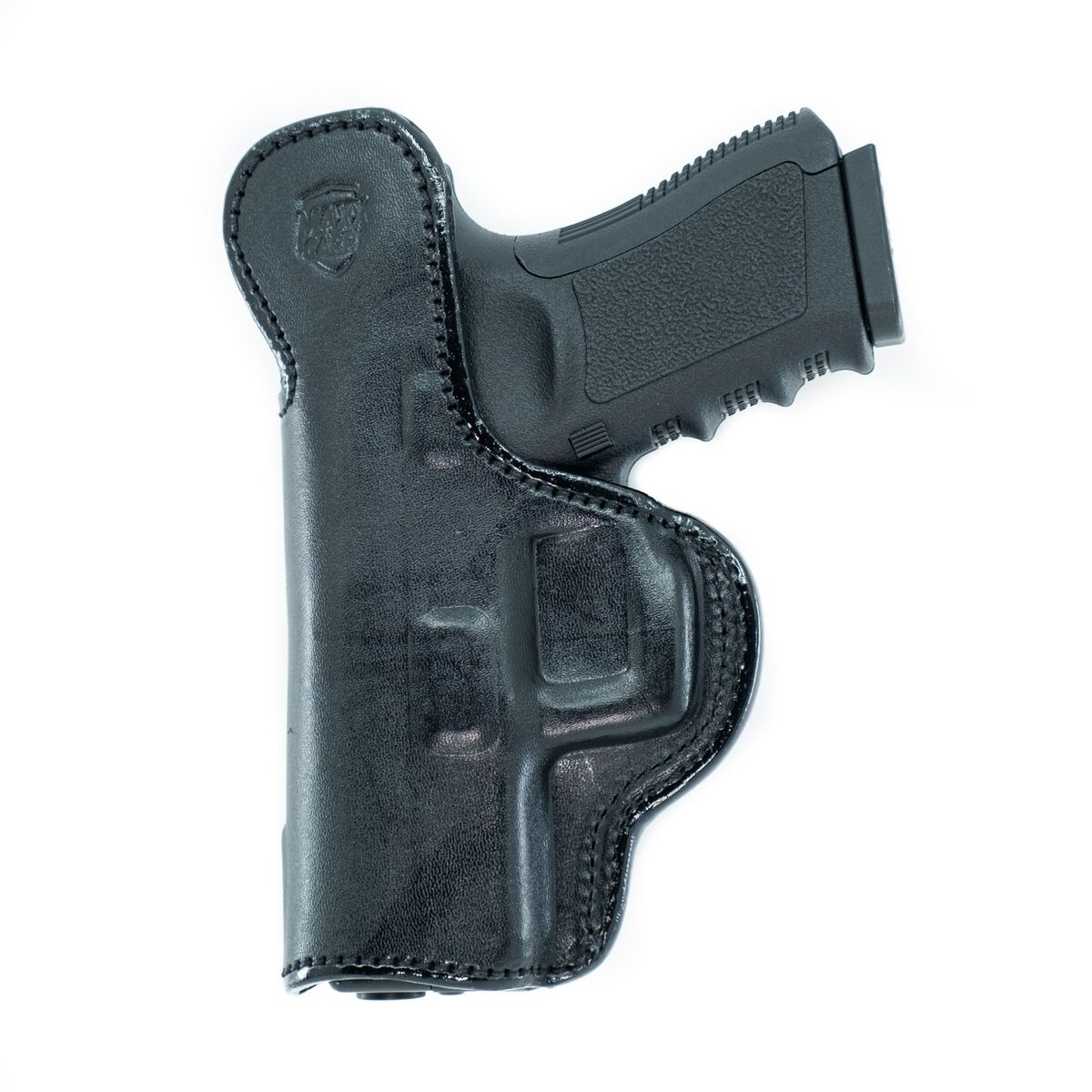 GUN HOLSTER FOR CZ 75, 85, 85B, 97, 97B. IWB LEATHER HOLSTER CONCEAL CARRY.