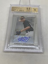 Manny Machado 2013  Prizm Rookie QUAD AUTO BGS 9.5/10 GEM MT POP 11
