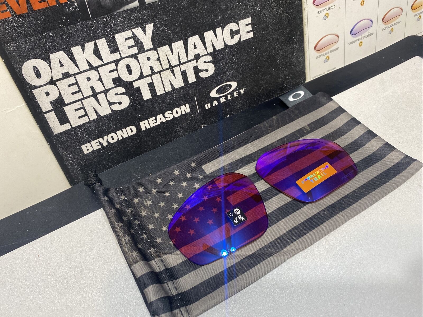 Oakley Field Jacket Prizm Trail Replacement Lens Set w/ Bag Fits Frame SKU#  9402