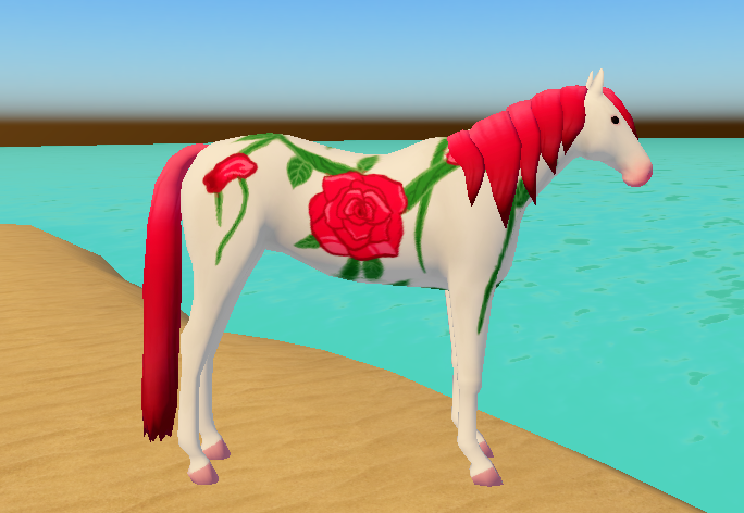 まるポン 様 ＊thoroughbred、rosy、followingday Wild Horse Islands - Roblox -Valentine's 24 Limited Rosey