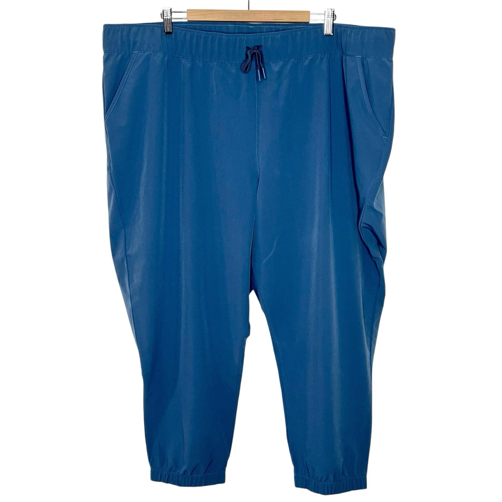 Adidas Ultimate365 Wind.Rdy Golf Jogger Pants Womens Size 4X Preloved Ink Blue