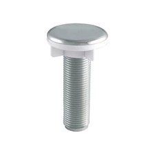 LDR 551 6415CP Faucet Hole Cover - 1/2-Inch Threaded Shank, Chrome