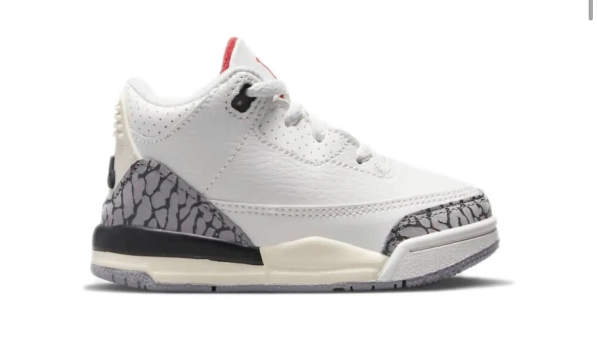 Jordan 3 Retro 'White Cement Reimagined' (TD) - Size 4C - DM0968