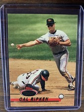 Cal Ripken Jr 1993 Topps Stadium Club Baseball Card #40 Orioles The Iron Man HOF