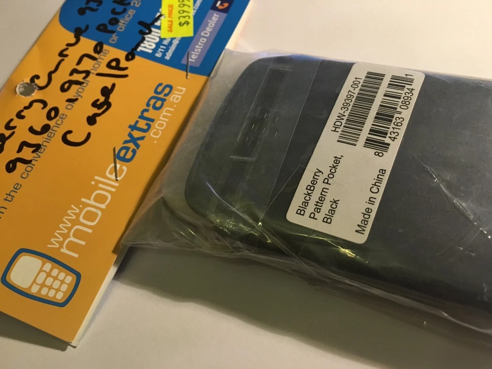 BlackBerry Bolsillo de Cuero para Curve 9360,9370,9350 HDW-39397-001 Original Br/Nuevo Foto 2 de 3