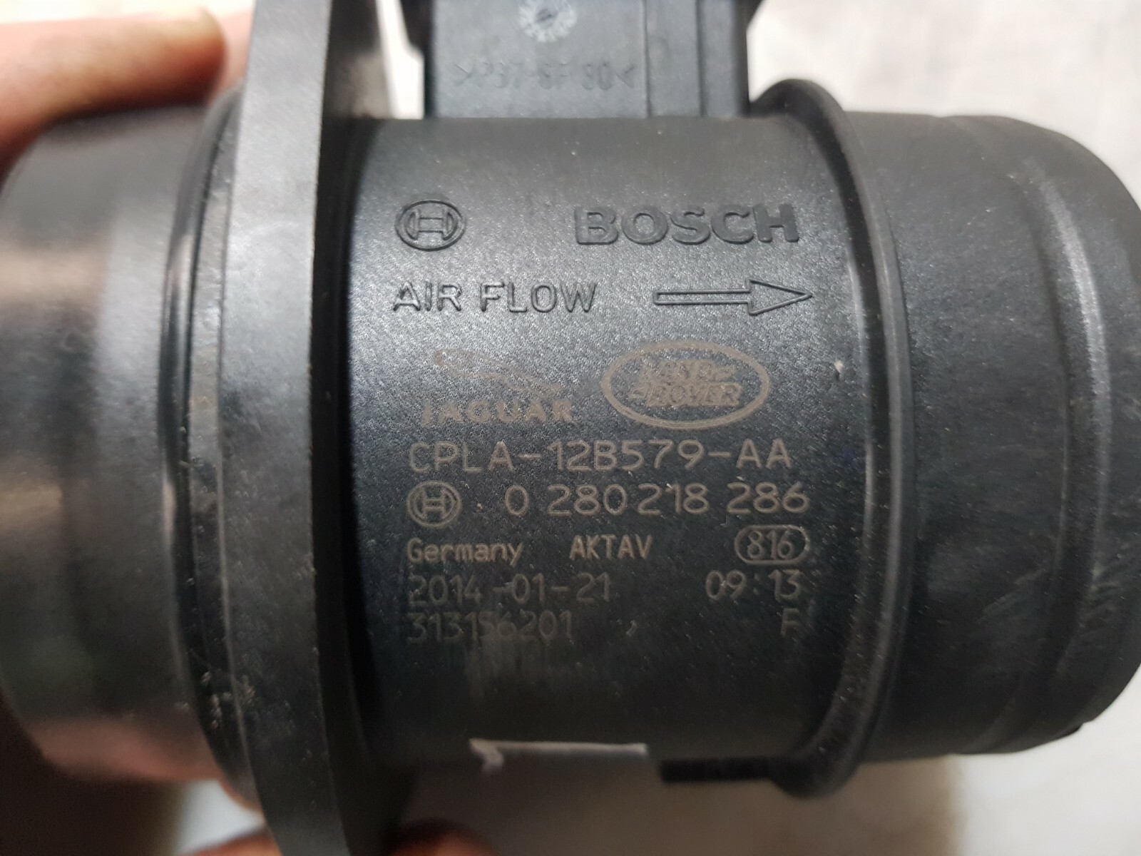 8a577a Range Rover RANGE ROVER SPORT L494 2014 - 2019 AIR MASS FLOW METER SENSOR MAF CPLA ...