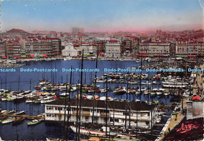 D033157 Marseille. Port. Quai des Belges et Canebiere. Tardy. 1954
