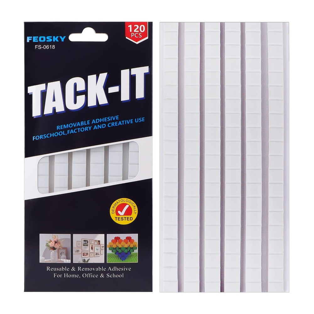 Adhesive Poster Sticky Tack Putty, Reusable and Removable Adhesive Putty, 120...