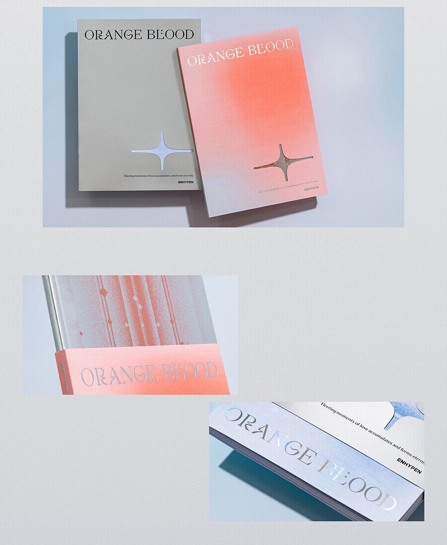 ENHYPEN [ORANGE BLOOD] 5th Mini Album KSANA CD+Photo Book+4 Card+