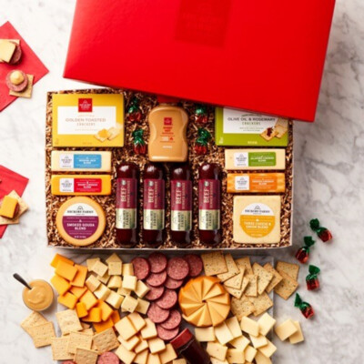 Ultimate Spread: Hickory Farms Meat & Cheese Large Gift Box from Great Arrivals