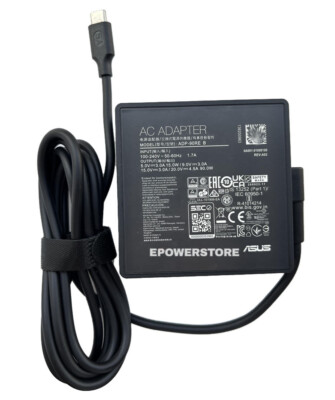 20V 90W USB Type-C AC Adapter Charger For ASUS Vivobook S 16 OLED S5606MA-MX008W