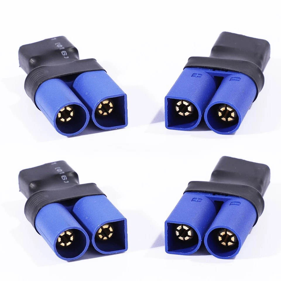 4 Pieces EC5 Male to Female T-Plug Deans No Wires Connector Adapter Heavy Duty - Image 4 of 4