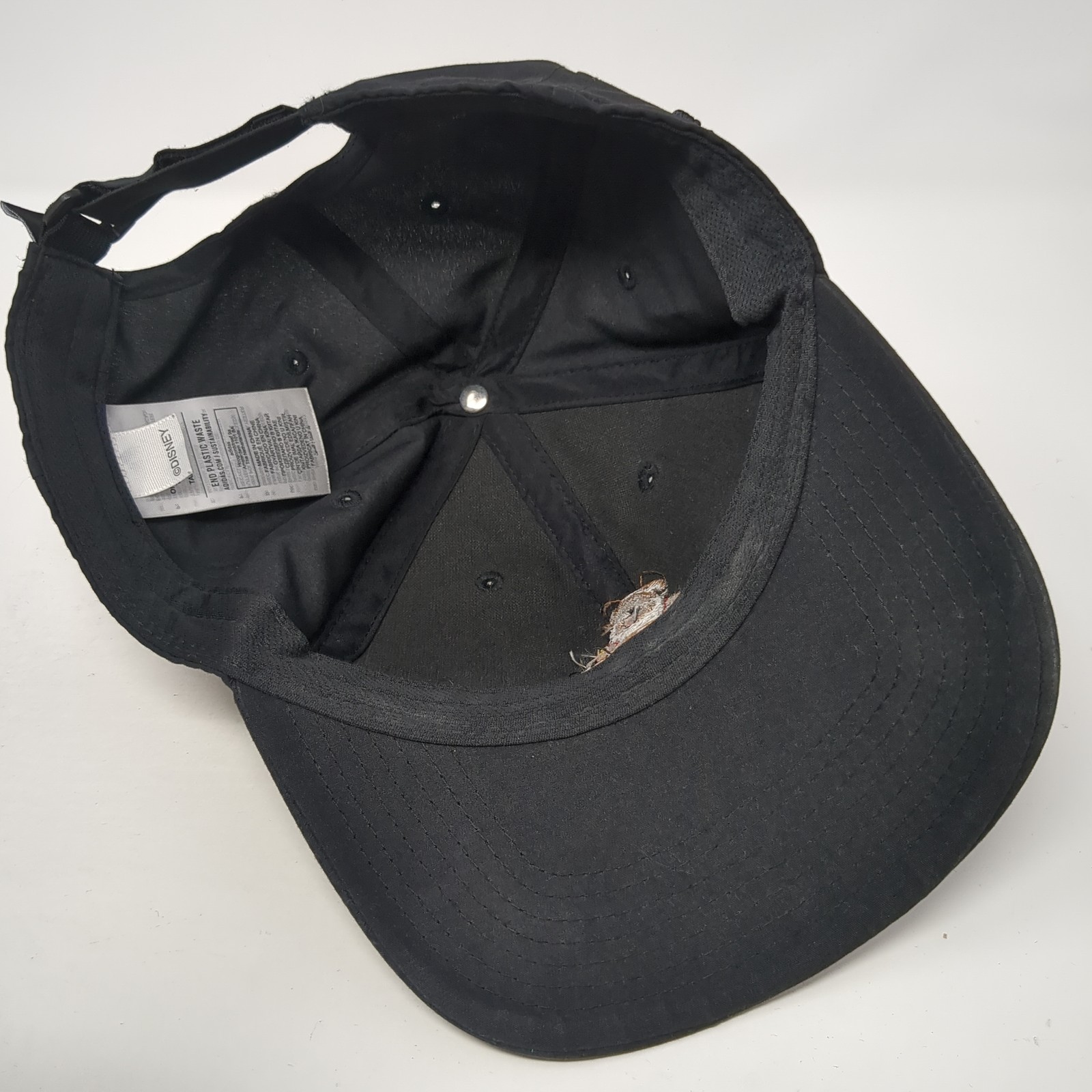 Grumpy Strapback Baseball Hat Solid Black One Siz… - image 7