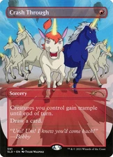 MTG Crash Through (Borderless) [Secret Lair Drop Promos] Foil Near Mint Magic