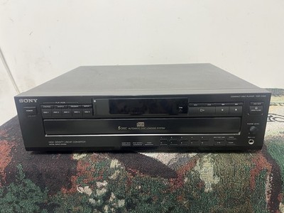 Sony CDP-C425 5 Disc CD Player Automatic Carousel Changer Black - TESTED/WORKING