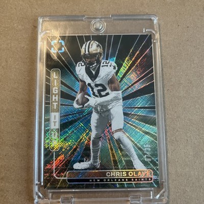 2025 Panini Photogenic CHRIS OLAVE Light It Up Teal 07/35 - Saints