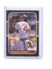 1987 Donruss Reggie Jackson California Angels #210 🚀😳💥Mint