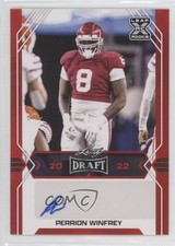 2022 Leaf Draft Auto Red Perrion Winfrey #BA-PW1 Auto 12gr
