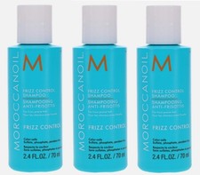 3 Moroccanoil Frizz Control Shampoo 2.4oz Each 3 Pack NEW