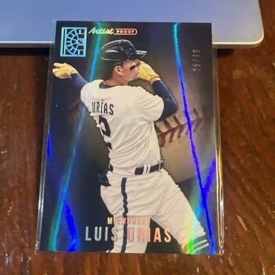 Luis Urias 2022 Panini Capstone Artist Proof Parallel #49 Milwaukee Brewers /49