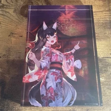 Hololive Okami Mio Birthday Commemorative 2020 Double Layer Printing Acrylic Blo