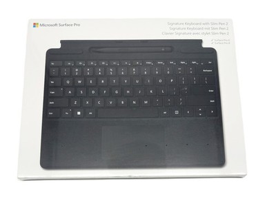 Microsoft Tastatur ''QWERTY''Italienisch''Surface Pro/8/9/10/11/13-Slim 2 Neu Versiegelt