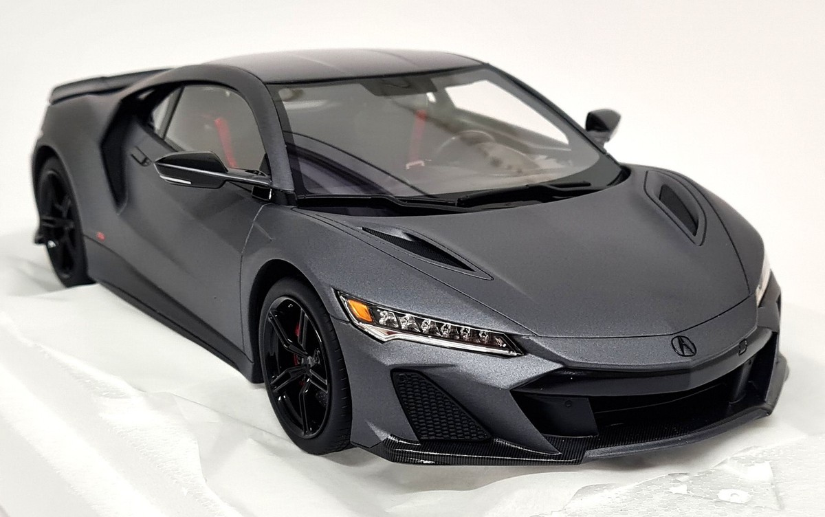 TopSpeed 1/18 Acura NSX Type S 2022 Gotham Grey Matt Resin Model