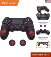 Elegant Anti-Slip PS4 Controller Skin - Chinese Dragon Print for Enhanced Gaming