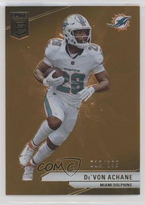2024 Panini Donruss Elite Orange /399 De'Von Achane #19 0z0v