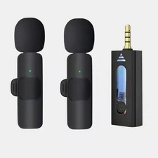 NEW Wireless Lavalier Microphone Noise Reduction Lapel Mic For Camera Recording