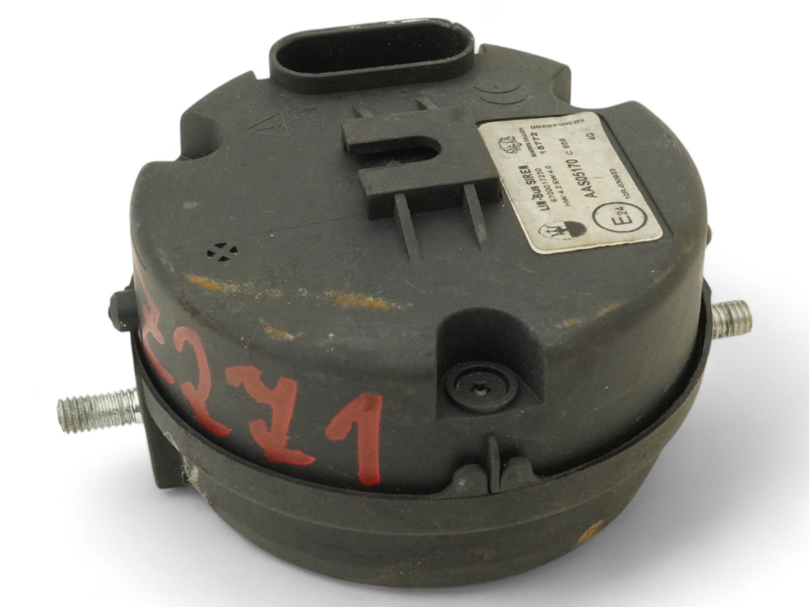 2014 - 2019 MASERATI GHIBLI S M157 ANTI THEFT ALARM SIREN HORN 6700017230 OEM