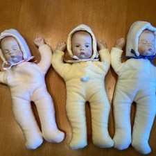 Vintage 3 Dolls Boots Tyler SUGAR LUMP Babies Porcelain Head and Hands Original