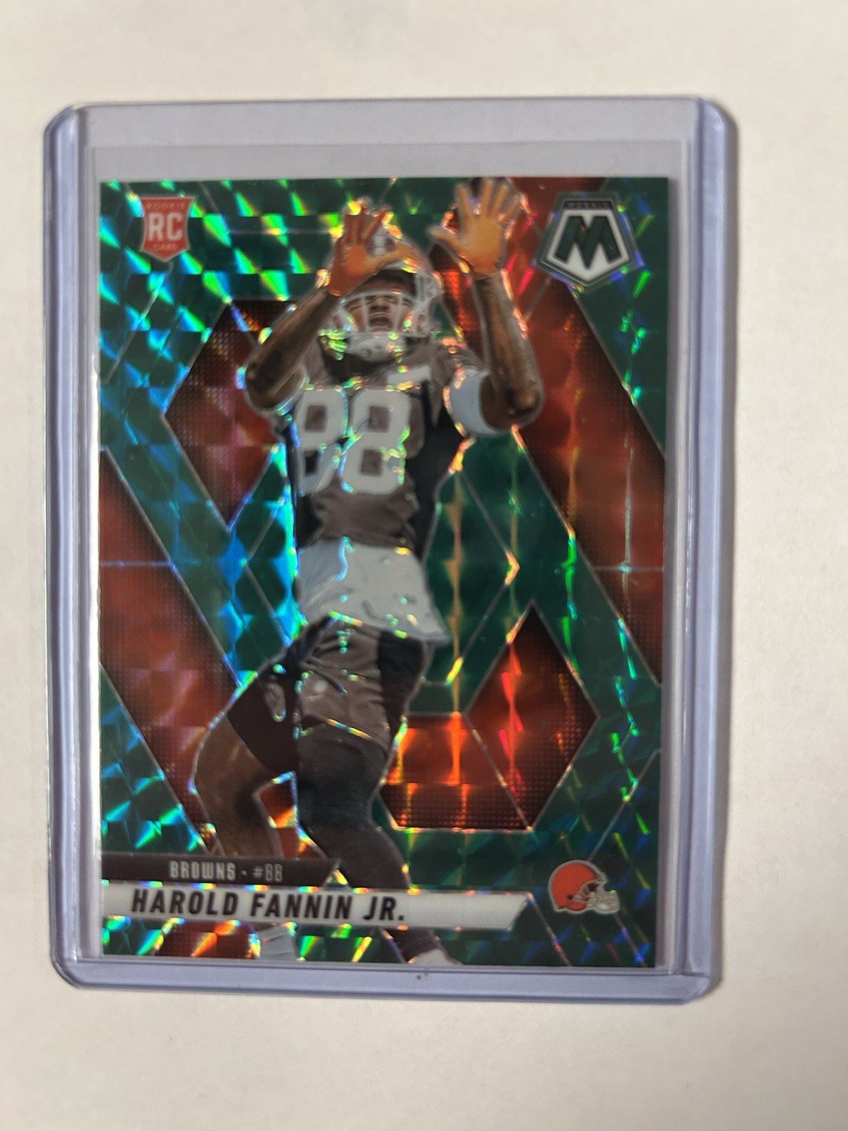 2025 Mosaic Harold Fannin Jr. Mosaic Green RC #384 Browns