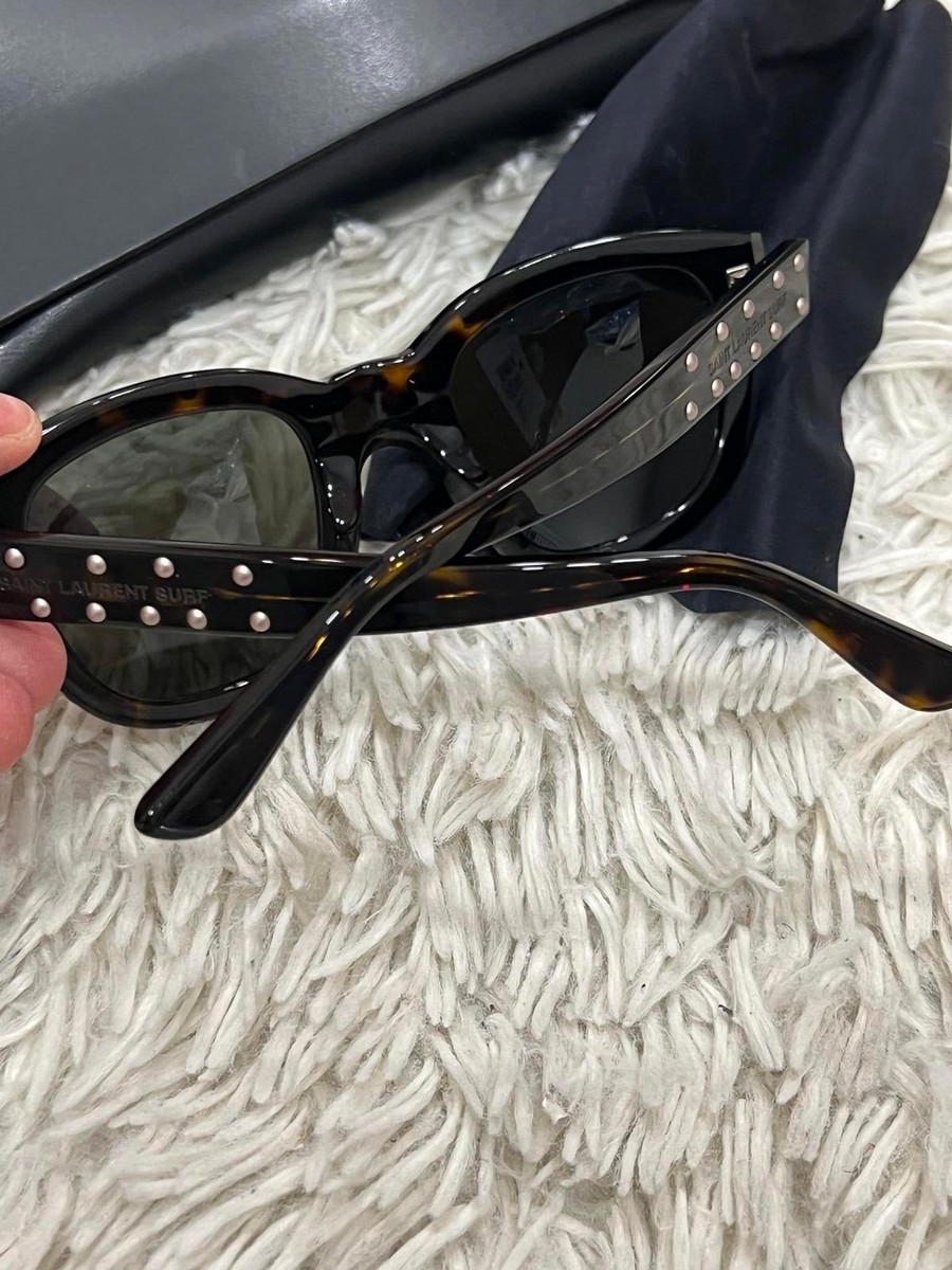 Yves Saint Laurent Sunglasses Surf Stud Studded Havana Smoke  display picture 1