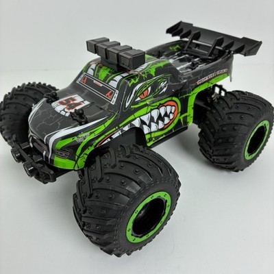 Remote Control Monster Truck for Kids: Off-Road RC Car with Headlights  Body Li*