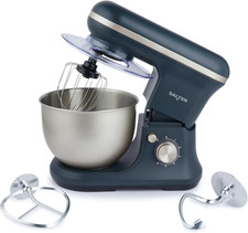 1200W Stand Mixer 6 Speed Pulse 5L Steel Bowl Dough Whisk Beater