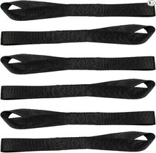 Soft Loop Tie Down Straps Black Medium Duty 2000lbs Load Capacity 6 Pack Fo Soft Loop Tie Down Straps Black Medium Duty 2000lbs Load Capacity 6 Pack Fo
