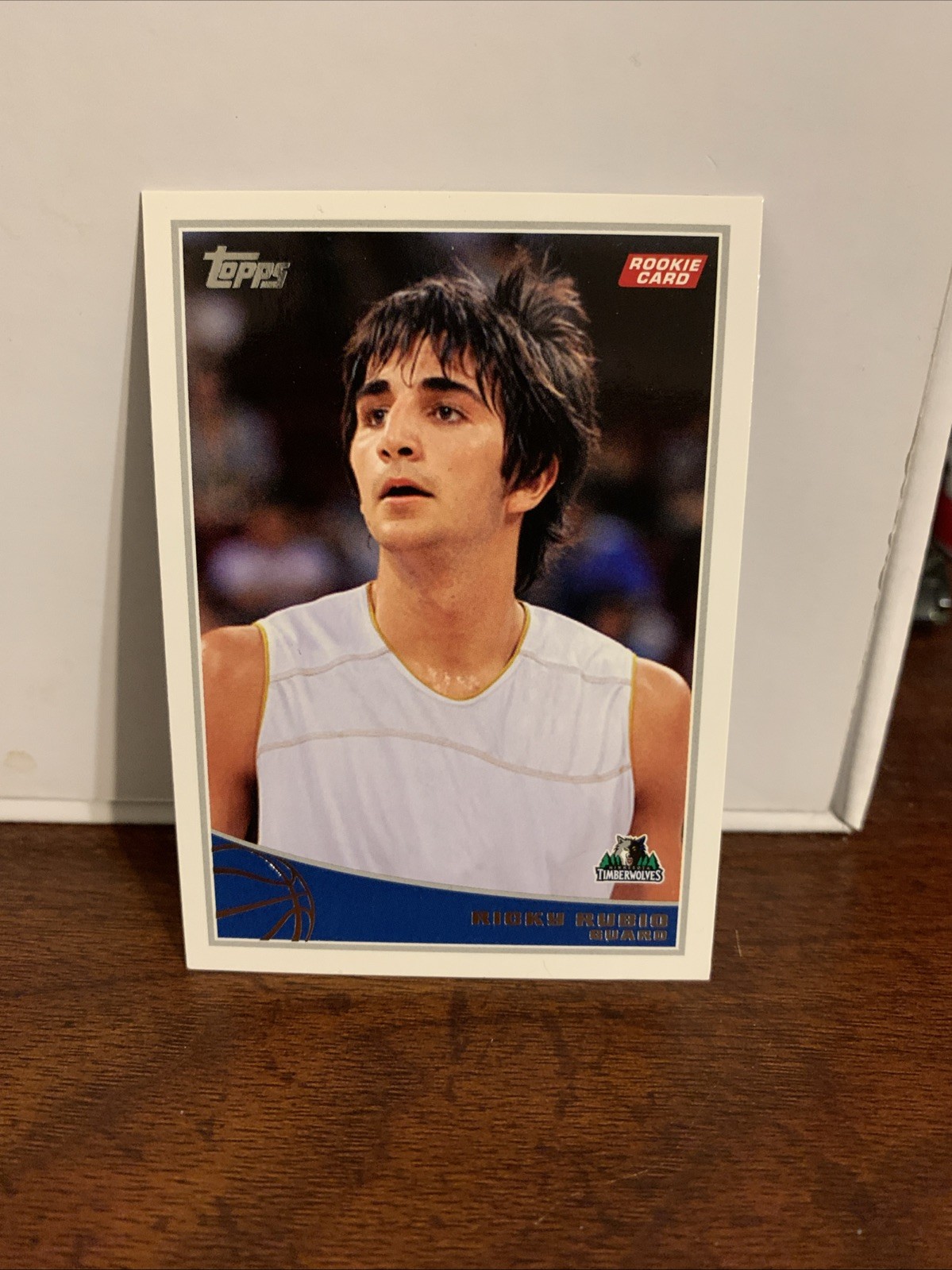 2009 Topps Rookie Card Ricky Rubio Minnesota Timberwolves #317