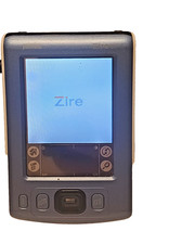 PalmOne Zire 31 White/Blue Handheld Touchscreen USB Digital PDA Organizer. AS IS