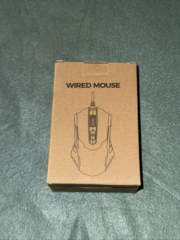 Pictek T7 Wired Gaming Mouse - 7200 DPI, 7 Programmable Buttons, RGB Lighting - Image 2 of 4
